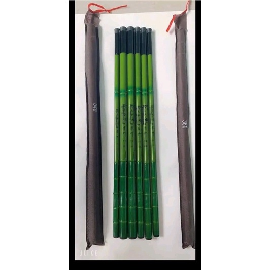 Cần câu tay trúc xanh 3H thu gọn 70cm