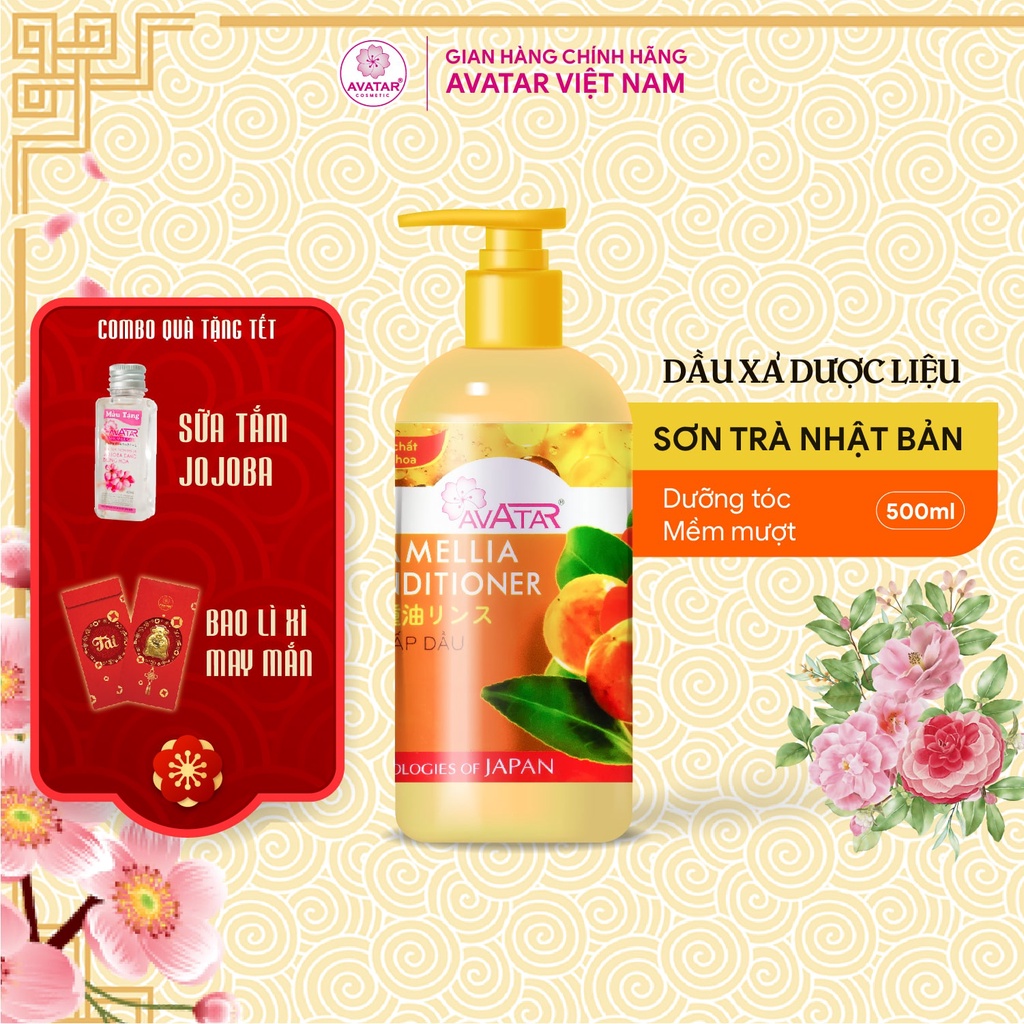 Kem hấp dầu AVATAR tinh chất Sơn Trà Camellia kích mọc tóc mang lại mái tóc bồng bềnh 500ml