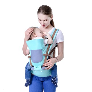 Địu ngồi trẻ em đa năng 9 tư thế hỗ trợ chống gù lưng cho bé