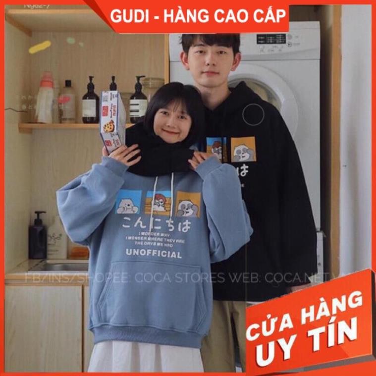 Áo Nỉ Hoodie Nữ Nam Unisex Form Rộng Gấu Trúc, Áo Khoác Nỉ Chất Đẹp | BigBuy360 - bigbuy360.vn