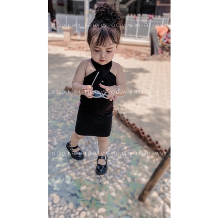 Váy body chéo cổ cá tính cho bé ❤️