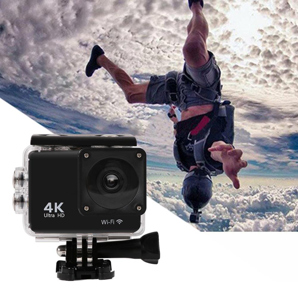 Máy ảnh thể thao Máy ảnh hành động Ultra HD 4K / 25fps WiFi 2.0 "170D Máy quay video chống thấm nước dưới nước