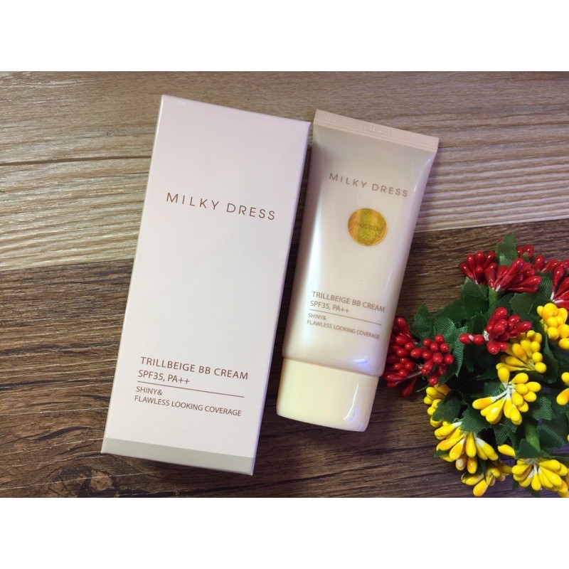 Kem lót trang điểm 3 tác dụng Milky Dress Trillbegie BB Cream 50ml