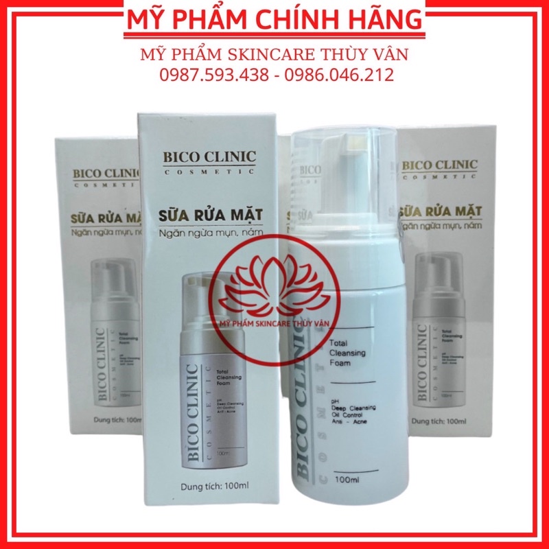 Sữa Rửa Mặt Ngăn Ngừa Mụn Nám Chính Hãng BICO 100ml