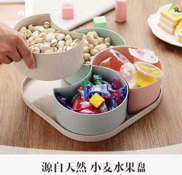 Khay mứt vuông lúa mạch