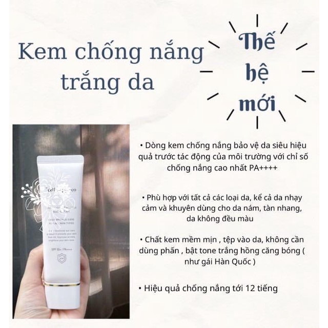 Kem Chống Nắng Cell Happy Co
