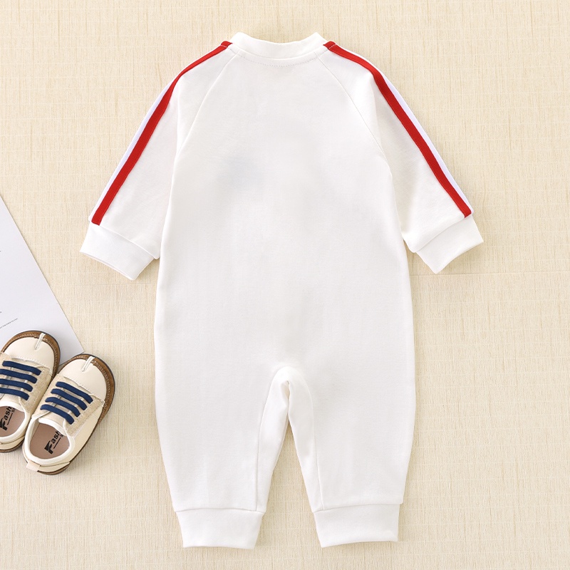 Bộ Áo Liền Quần Tay Dài Thời Trang Mùa Thu Xinh Xắn Cho Bé Sơ Sinh