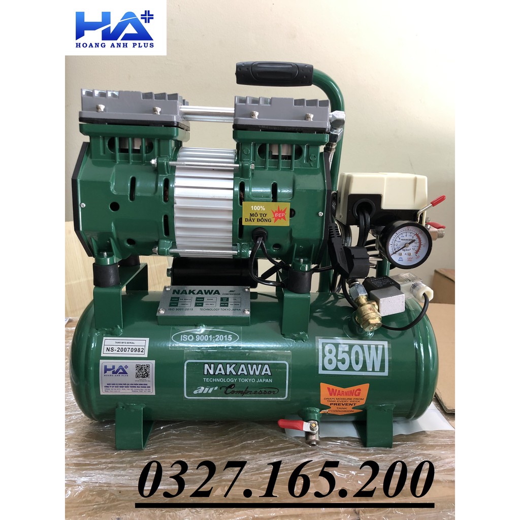 Máy Nén Khí Không Dầu Nakawa NK 800/12 850W