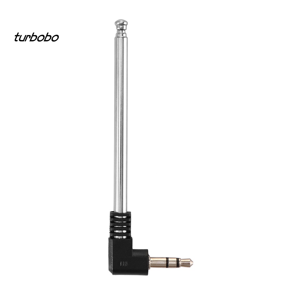 Ăng Ten Radio Fm Thu Gọn Mini Giắc Cắm 3.5mm Cho Xe Hơi Điện Thoại