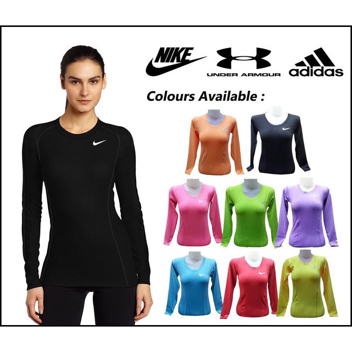 Áo Thun Tay Dài In Logo Nike Thời Trang Cho Nữ