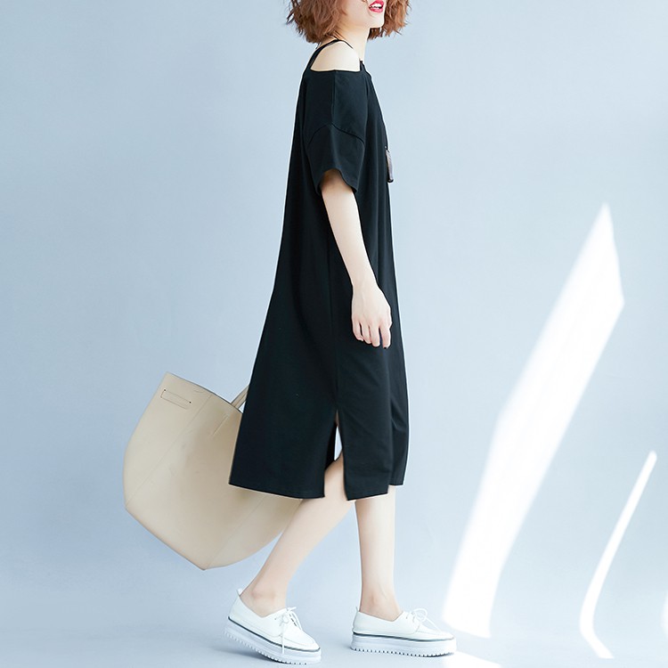 [ORDER] Váy đầm bigsize xẻ tà, trễ vai cách điệu (size XL 2XL 3XL) (V002) | BigBuy360 - bigbuy360.vn