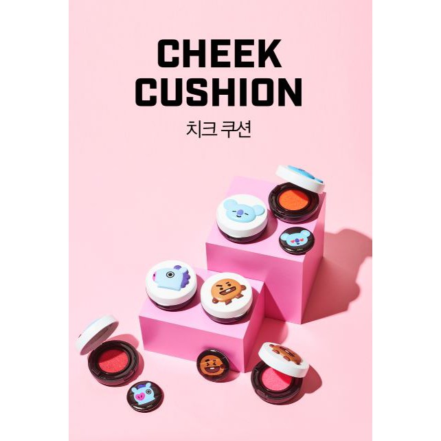 [MÁ HỒNG DẠNG KEM VT BT21 ] VT BT21 CHEEK CUSHION | BigBuy360 - bigbuy360.vn