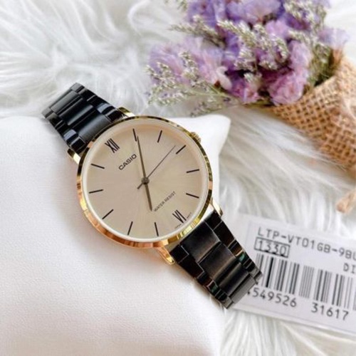 Đồng hồ nữ dây kim loại Casio Anh Khuê LTP-VT01GB-9BUDF