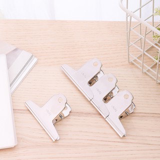 Kẹp 76mm Deli, Bạc - 9533 4 chiếc/túi