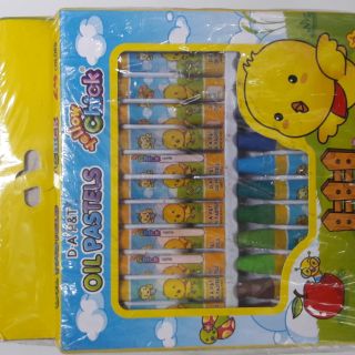 Sáp dầu oil pastels yellow chick 24 màu