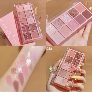[FREE SHIP] Bảng Phấn Mắt 10 Ô Sweet Mint Lấp Lánh