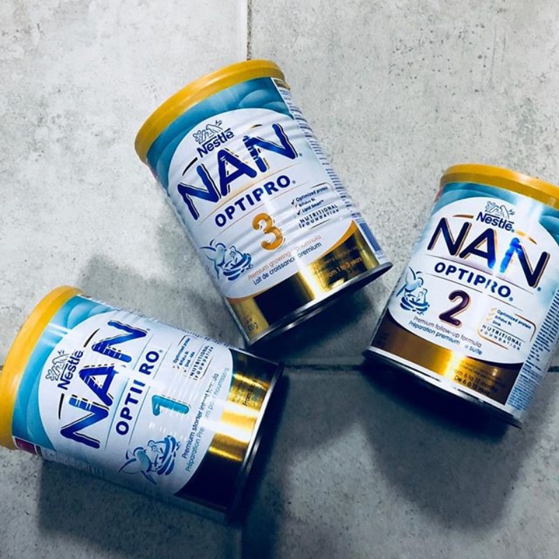 Sữa NAN Optipro Nga số 1,2,3 400,800g cho bé