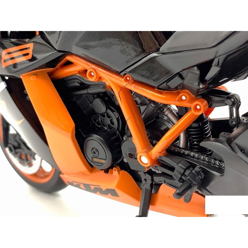 MÔ HÌNH XE MOTO SIÊU XE KTM 1190 RC8 R | WELLY tỷ lệ 1:10