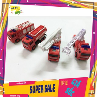 Bộ 4 xe cứu hỏa - xe đà loại cao cấp