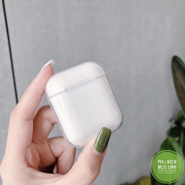 🍼 Case trong suốt - Vỏ bao airpod đựng tai nghe không dây 1 2 3 Pro i11 i12 i18 i100 ...