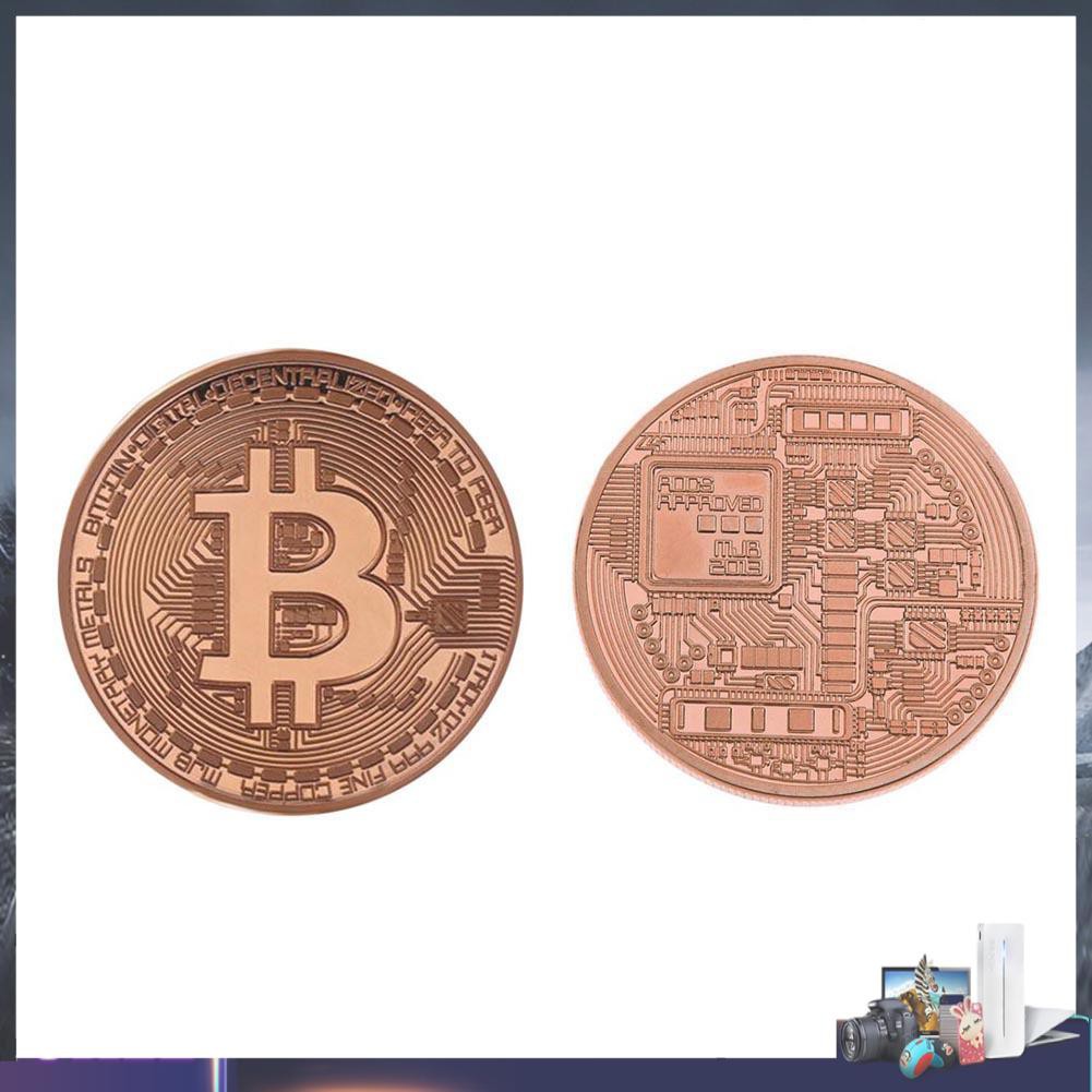 Đồng Xu Bitcoin Xi Mạ Vàng