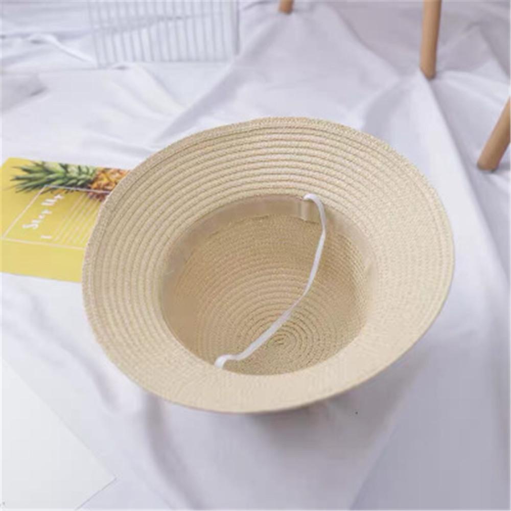 Mũ Cói Rộng Vành Thiết Kế Thoáng Khí Thời Trang Đi Biển Xinh Xắn Dành Cho Bé