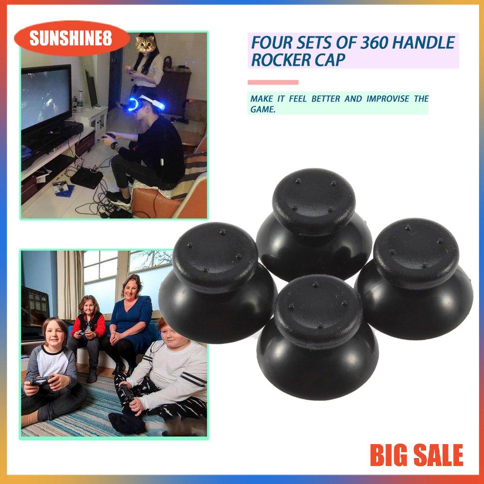 【SUN】4pcs Thumbsticks Thumb Joystick Stick Cap for Microsoft Xbox 360 Controller