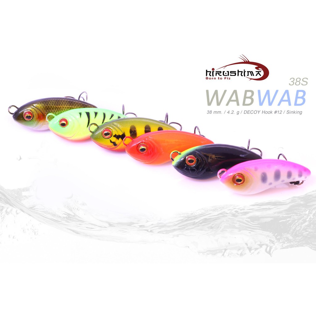 Mồi lure câu cá UL WabWab 38S 4g hirushima hitalure