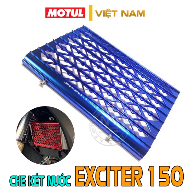 Che két nước Exciter 150 mẫu Hùng Cường nhôm dày, bảo vệ két nước hàng Việt Nam chất lượng cao