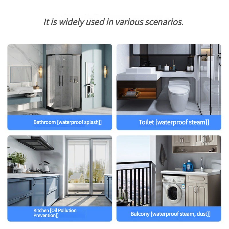 A-LIFE Hộp Đựng Bảo Vệ Ổ Cắm Điện Chống Thấm Nước Cho Nhà Tắm