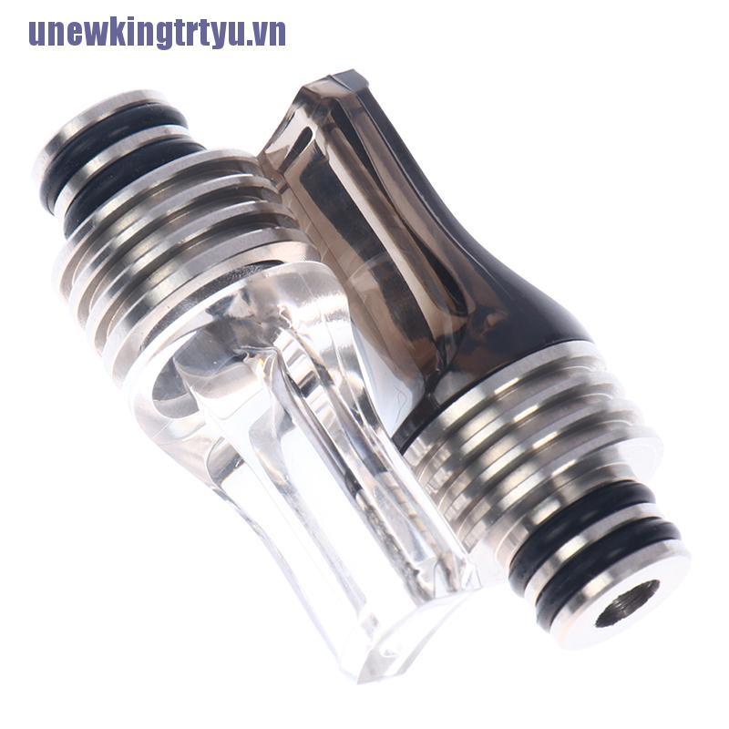 <gtrtyu>1Pc 510 Drip Tip Acrylic And Stainless Steel Flat Mouth Drip Taste Type Drip Tip