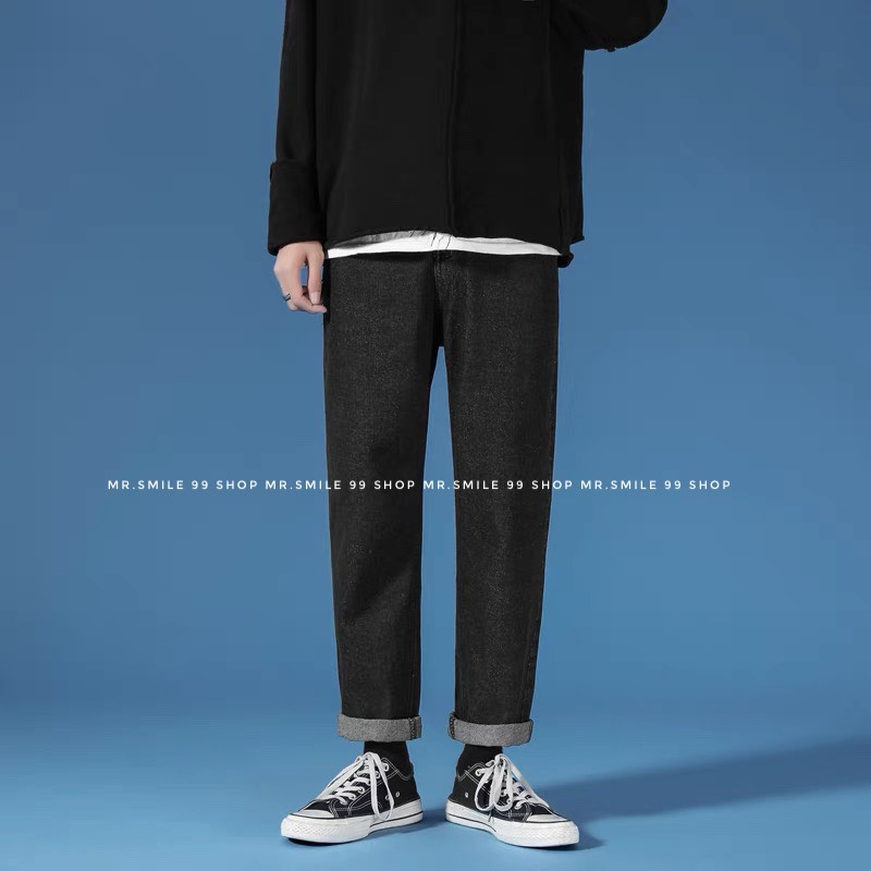 Quần Jean Baggy ống Suông Rộng Gen Z Nam Nữ Xu Hướng Hot Trend unisex Mr Smile 99 Shop