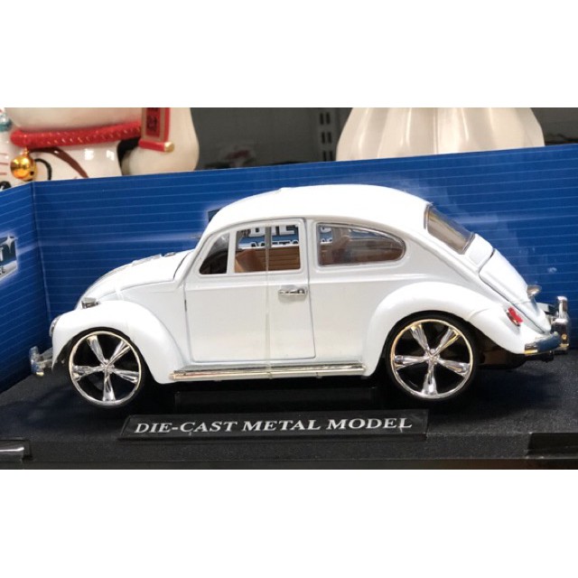 Mô hình xe ô tô cổ Volkswagen Beetle trưng bày cao cấp 1:18 - Xe Mô hình