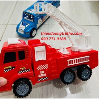 Đồ chơi xe đà đẩy tự chạy- xe cứu hoả chạy đà- xe bus chạy đà