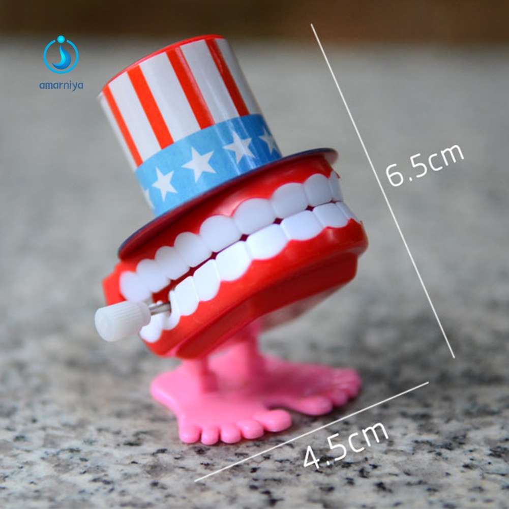 Đồ Chơi Lò Xo Hình Hàm Răng Hoạt Hình Vui Nhộn Cho Bé