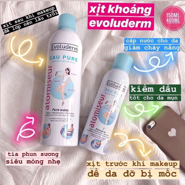 XỊT KHOÁNG EVOLUMDER PHÁP to 400ml | BigBuy360 - bigbuy360.vn