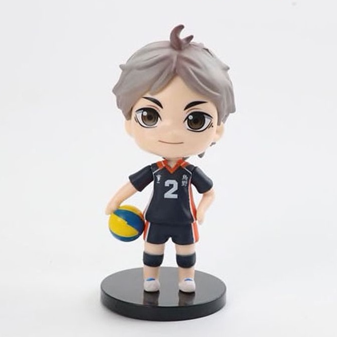 (Ngẫu nhiên 1 mẫu) Mô hình Haikyuu Vua bóng chuyền Kenma Oikawa Tsukishima Bokuto Sugawara Hinata Atsumu Nishinoya