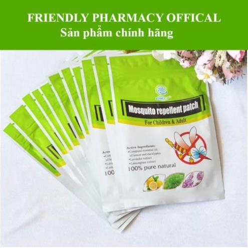 Miếng dán đuổi muỗi Mosquito Repellent Patch (Hộp 6 miếng)