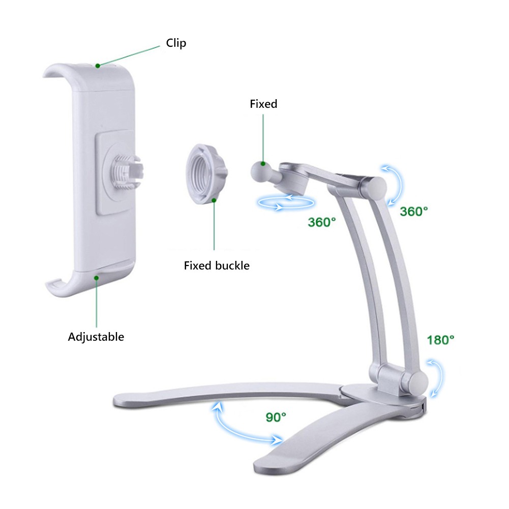 Giá Đỡ Điện Thoại / Máy Tính Bảng Để Bàn Có Thể Điều Chỉnh Tiện Dụng
