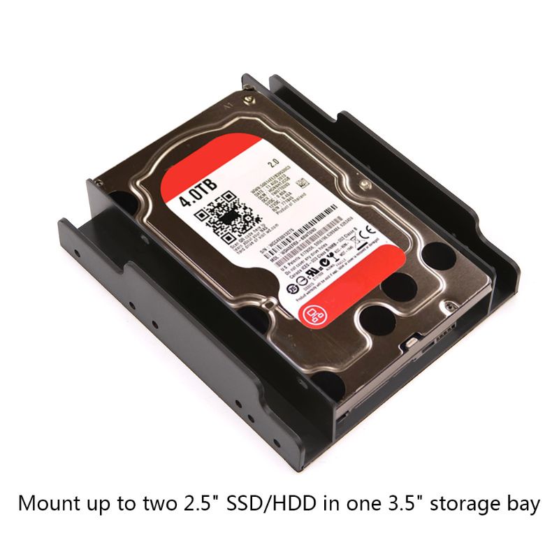 Khay Đựng Ổ Cứng SSD HDD 2.5 &quot;Sang 3.5&quot; Chất Lượng Cao