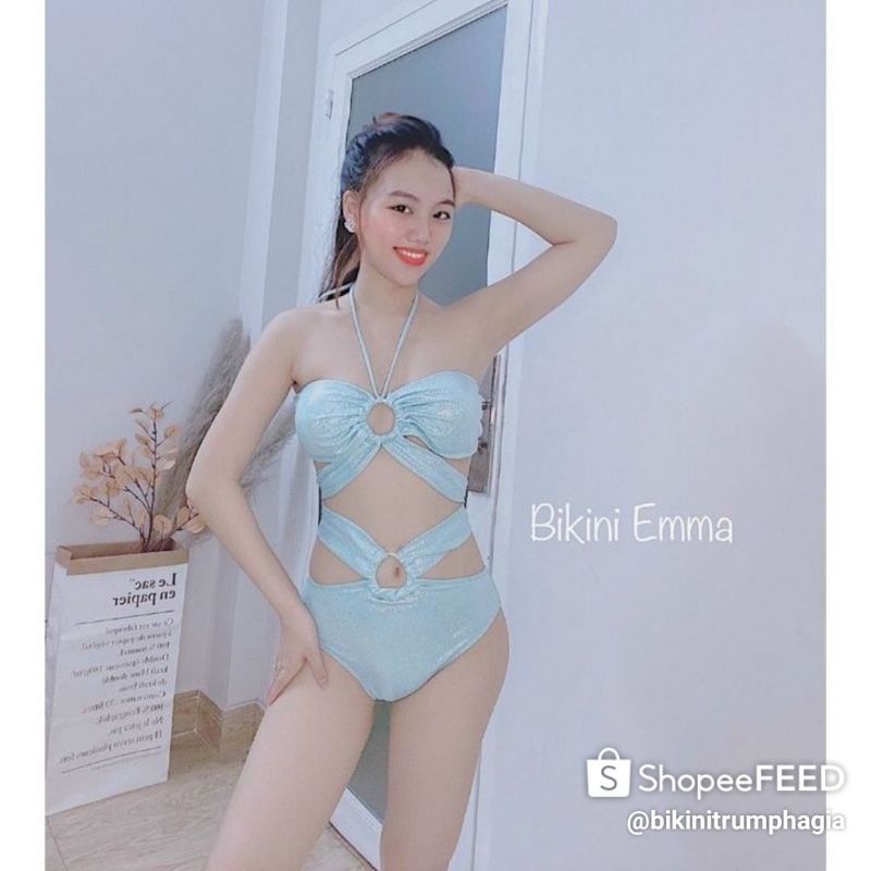 bikini đồ bơi 2 mảnh phối khoen cưc xinh