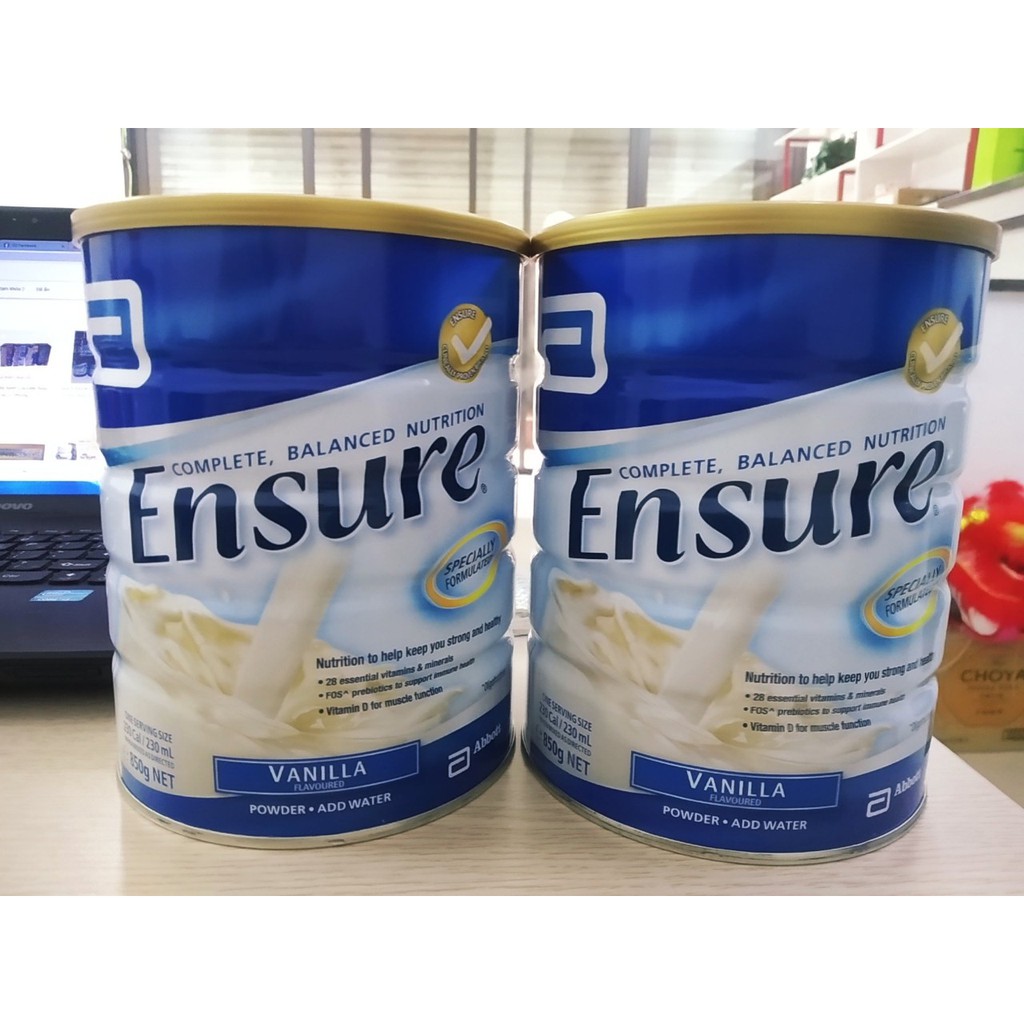 Sữa Ensure Úc 850g - Sữa dành cho người già, người gầy ốm yếu