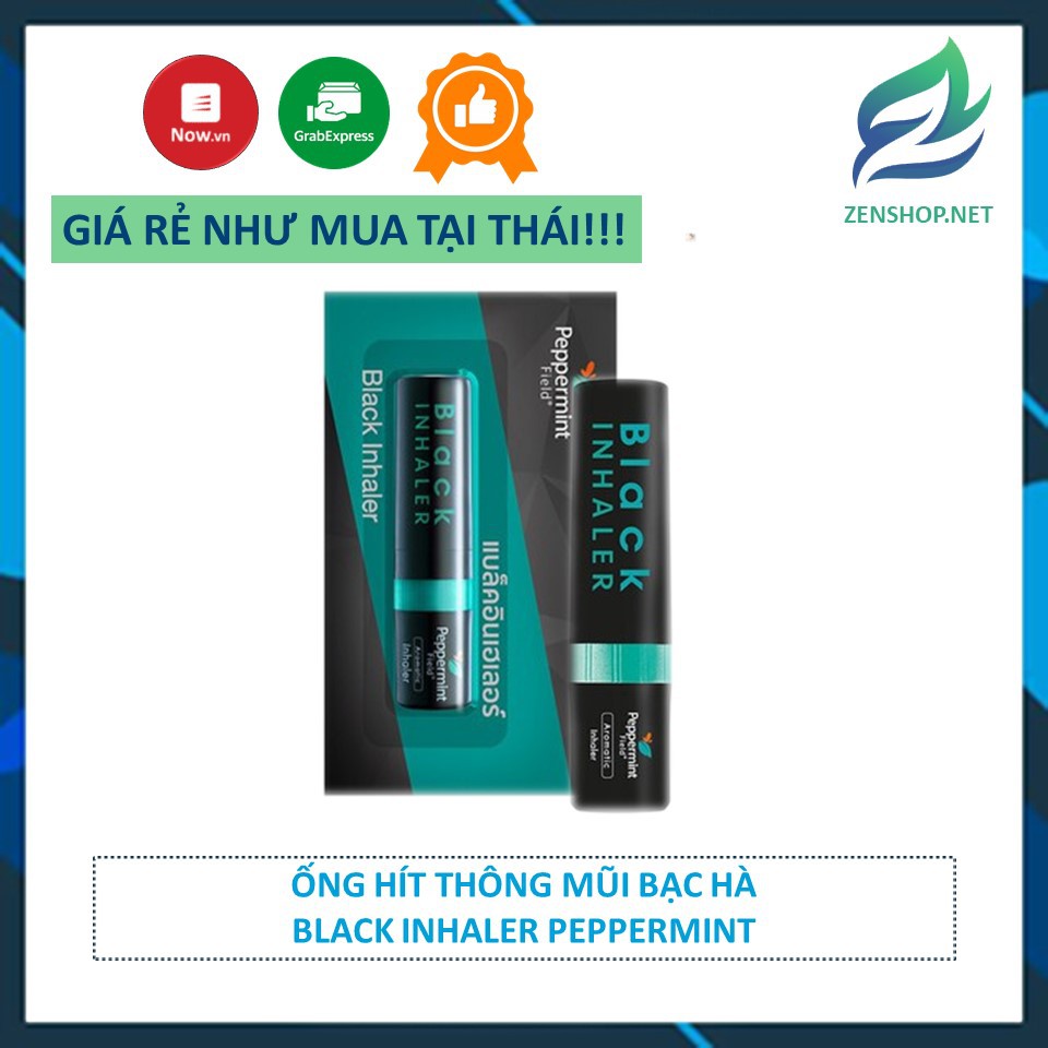 Dầu Hít Thông Mũi Bạc Hà Phiên Bản Black Peppermint Field Thái Lan