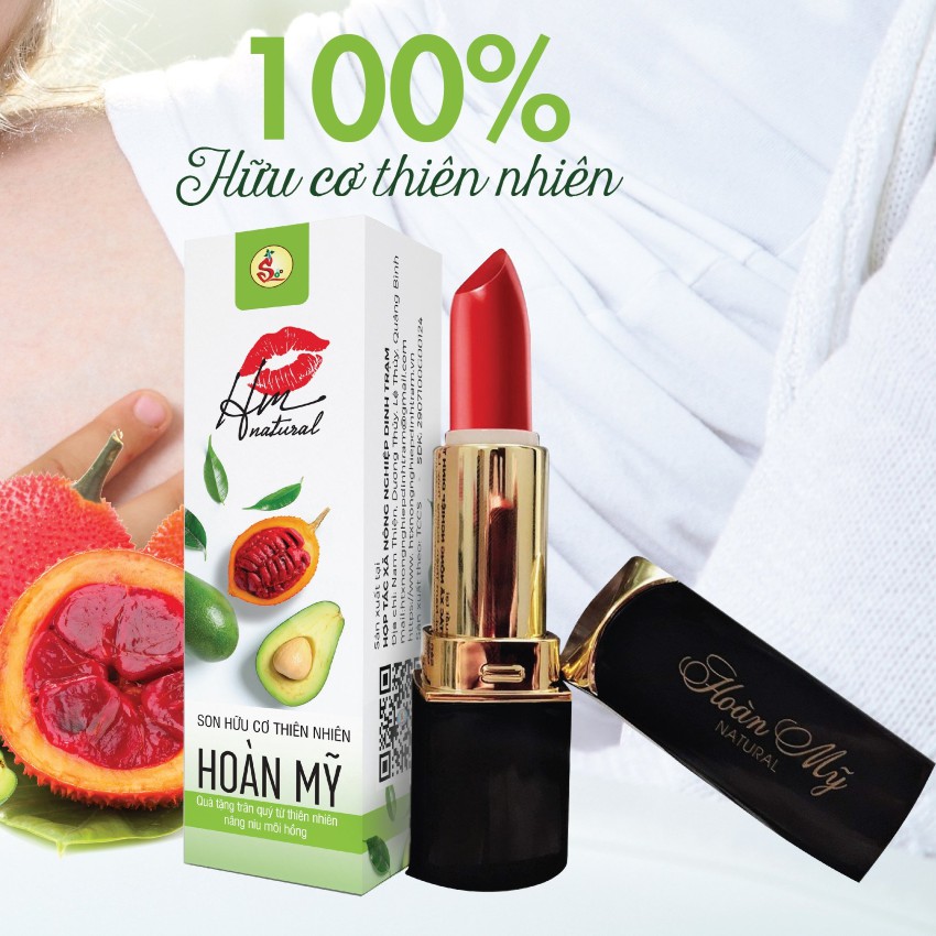 Son gấc Hoàn Mỹ hữu cơ thiên nhiên (an toàn cho Mẹ Bầu) | BigBuy360 - bigbuy360.vn