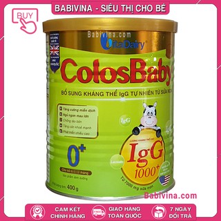 [CHÍNH HÃNG] Sữa Non Colosbaby sô 0 400g | Sữa Non Nhập Khẩu Từ Mỹ