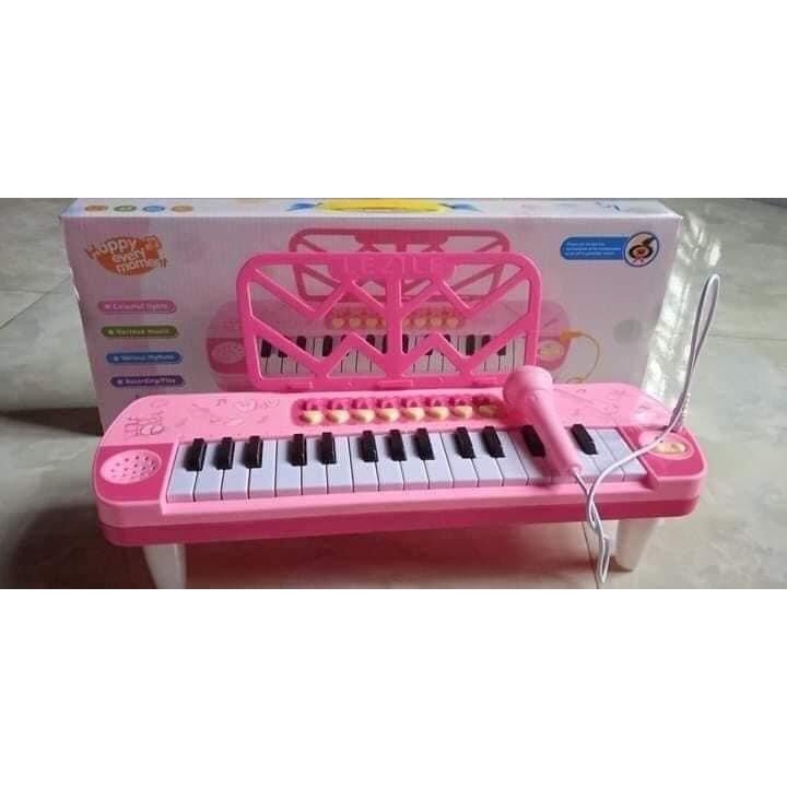 Đồ Chơi Đàn Piano Cho Bé Có Đèn Nhạc Và Micro Chuẩn Âm