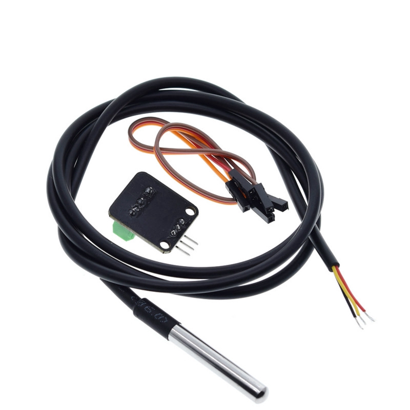Mô đun cảm biến nhiệt kỹ thuật số DS18B20 100cm chống thấm nước đầu dò bằng thép không gỉ