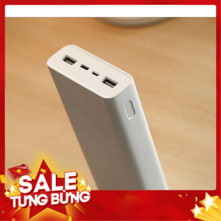 Sạc dự phòng Xiaomi Gen 3 chính hãng 20.000 mAh (2 cổng usb,sạc nhanh 18w) - pin sạc - sạc dự phòng