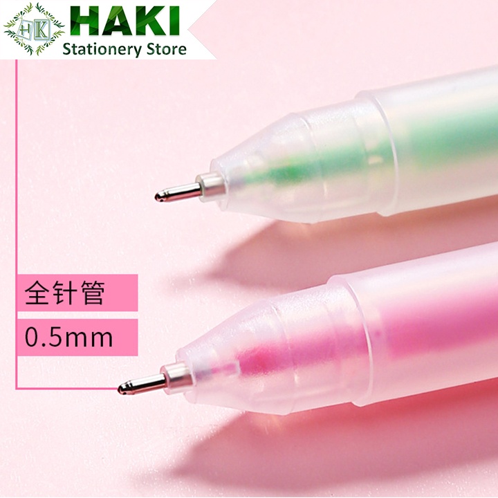 Bút gel Resun ngòi 0.5mm viết calligraphy HAKI tiêu đề sổ tay bullet journal nhiều màu cao cấp B45