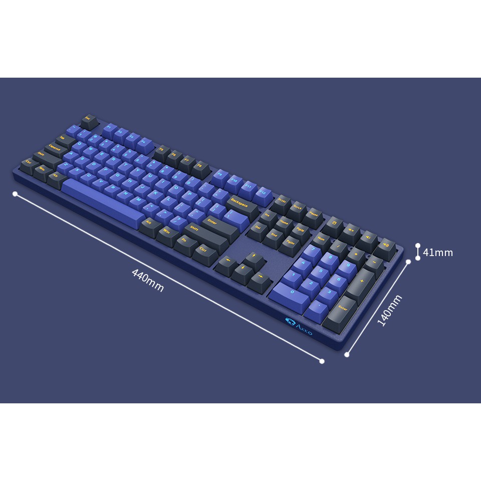 Bàn phím cơ AKKO 3108 v2 DS Horizon